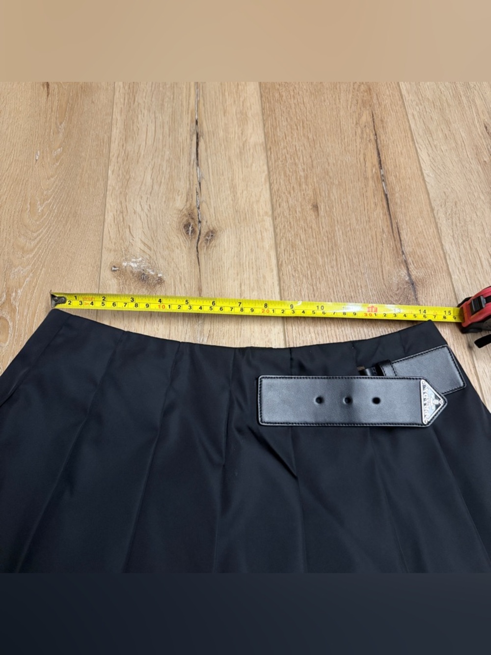 Prada Pleated Re-Nylon miniskirt - Picture 11 of 14